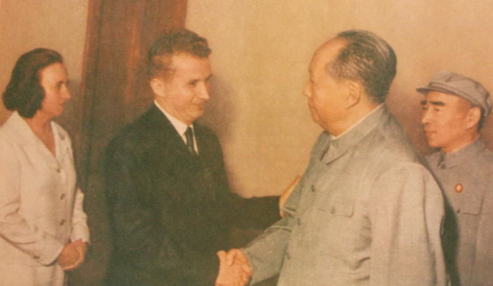 Image result for 1971-6-3林彪在大會堂會見齊奧塞斯庫